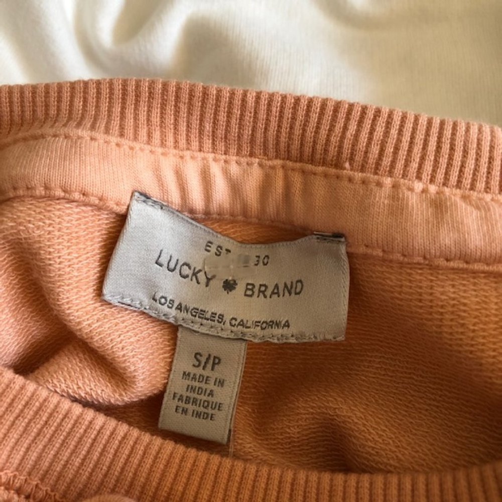 Lucky Brand Womens Ombre Pullover Sweatshirt Small - Picture 6 of 8